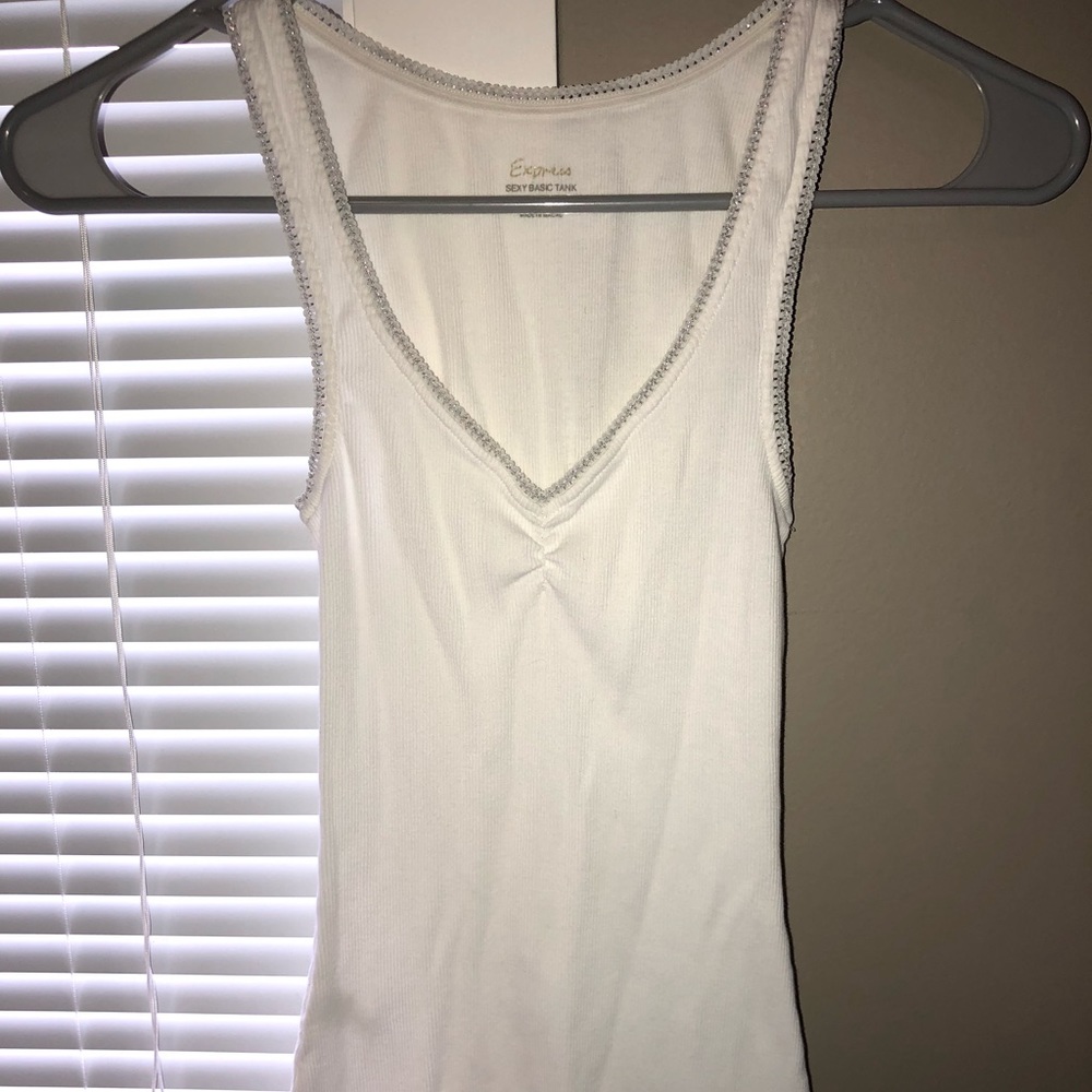 Express White Tank